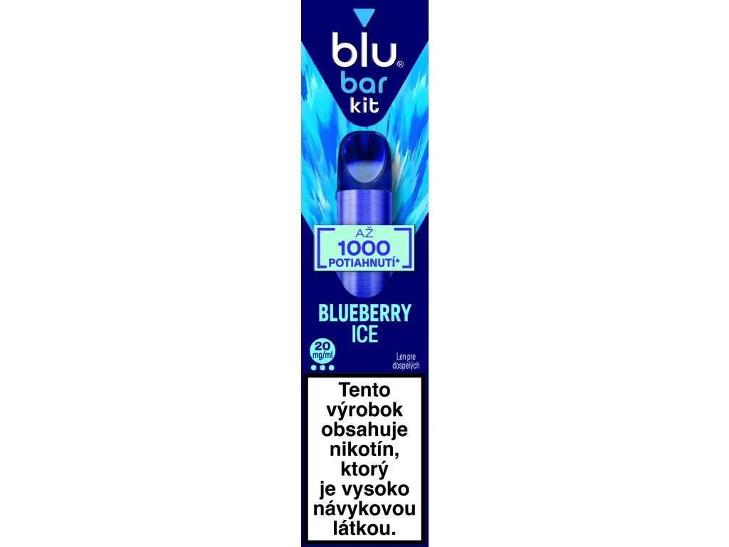 Blu Bar KIT Blueberry Ice 20 mg 1000