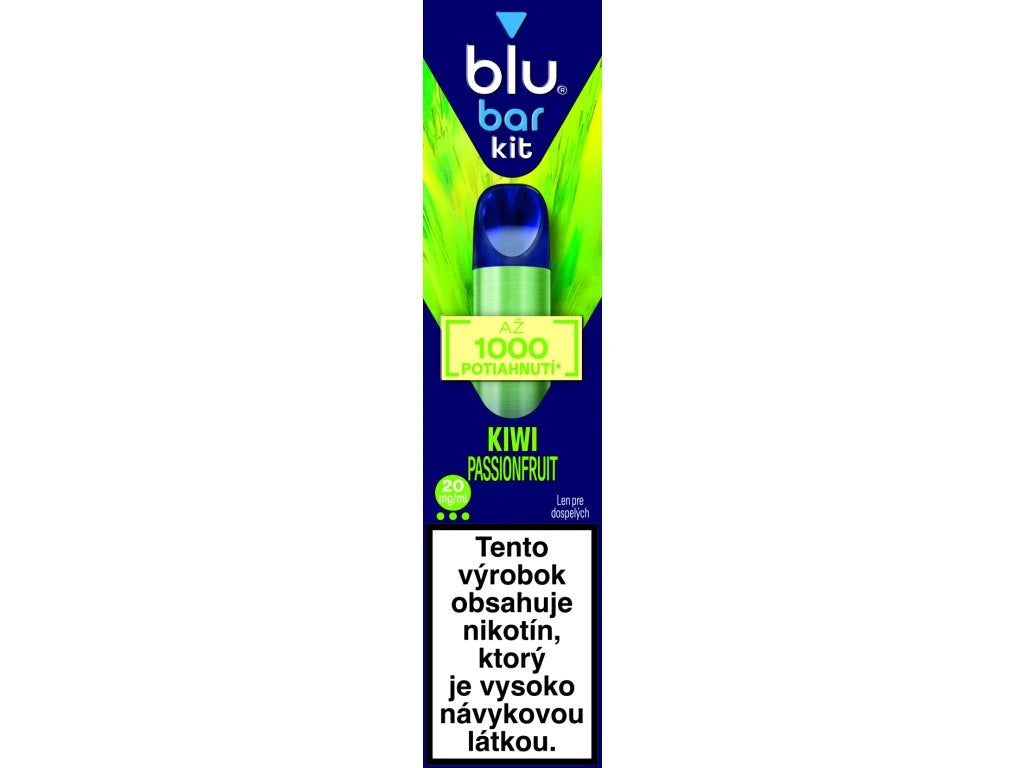 Blu Bar KIT Kiwi Passionfruit 20 mg 1000