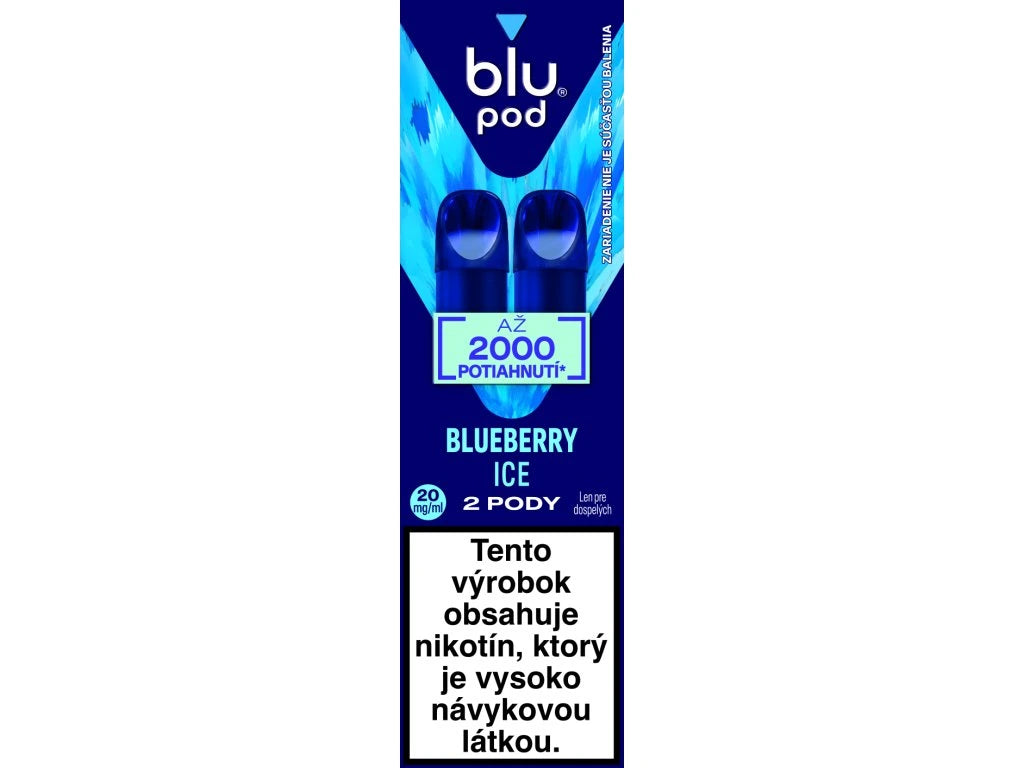 Blu Bar Pod náplň Blueberry Ice 2x2 ml