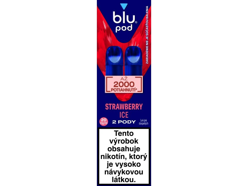 Blu Bar Pod náplň Strawberry Ice 2x2 ml