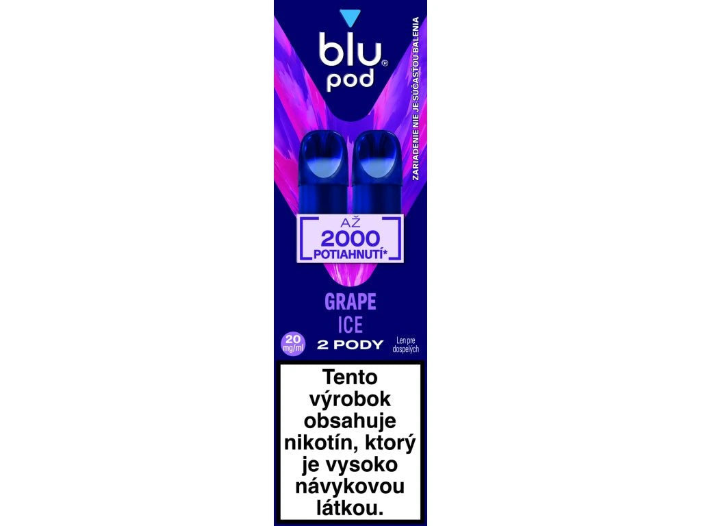 Blu Bar Pod náplň Grape Ice 2x2 ml