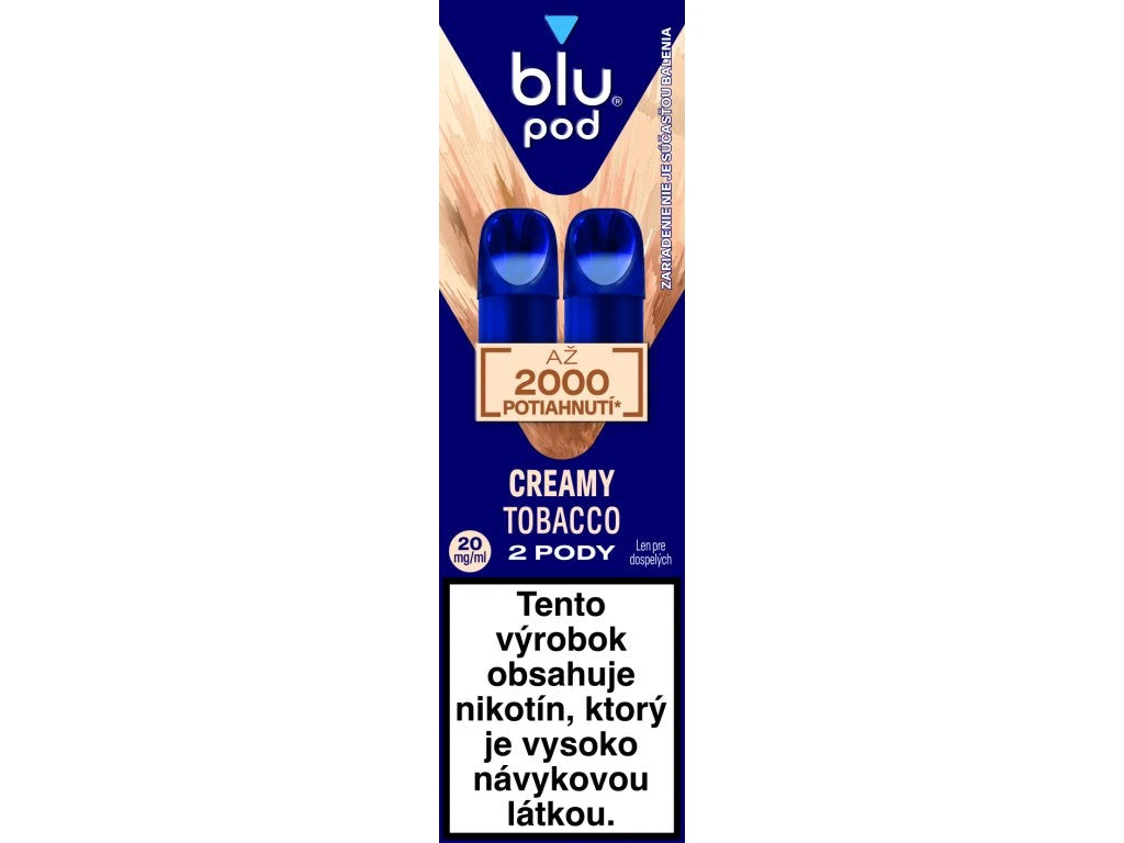 Blu Bar Pod náplň Creamy Tobacco 2x2 ml