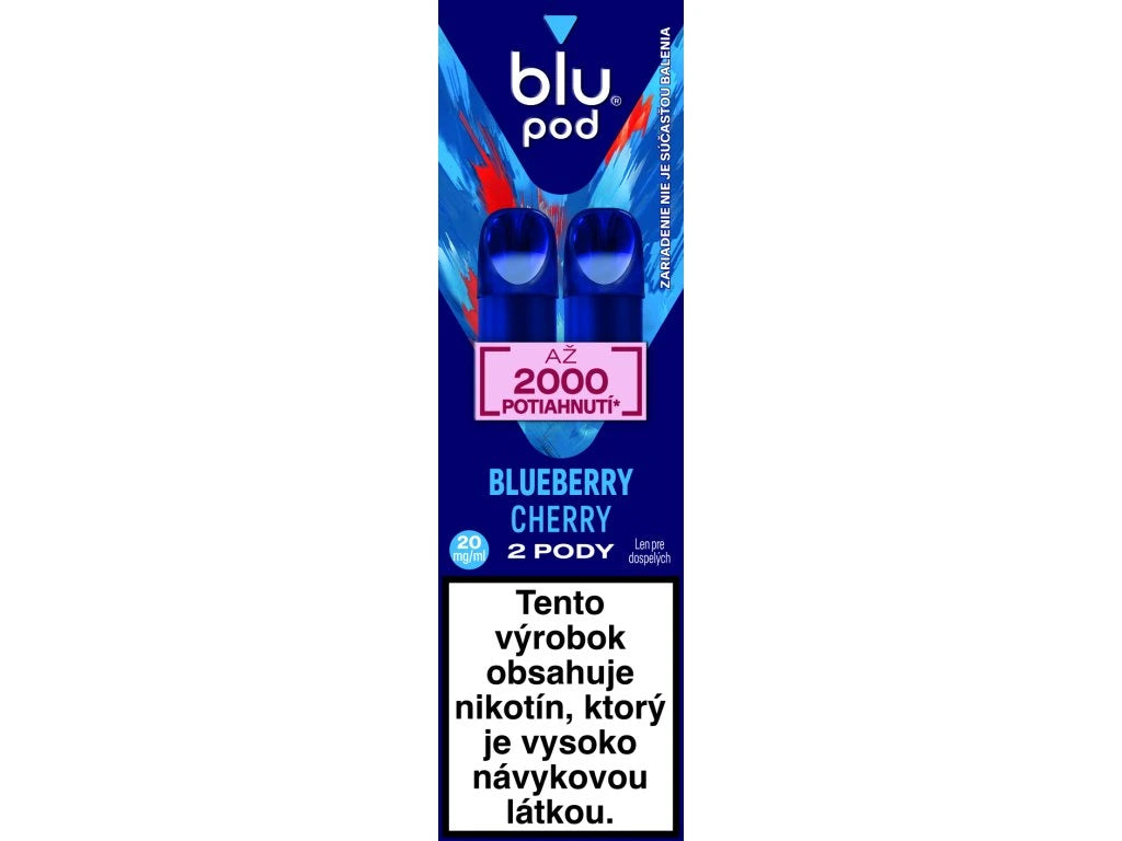 Blu Bar Pod náplň Blueberry Cherry 2x2 ml